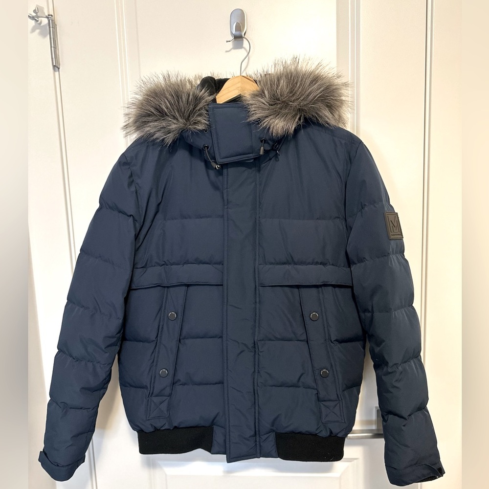DOWN PUFFER BOMBER BY MARC ANDREW MARC NEWYORK SIZE SMALL MENS
